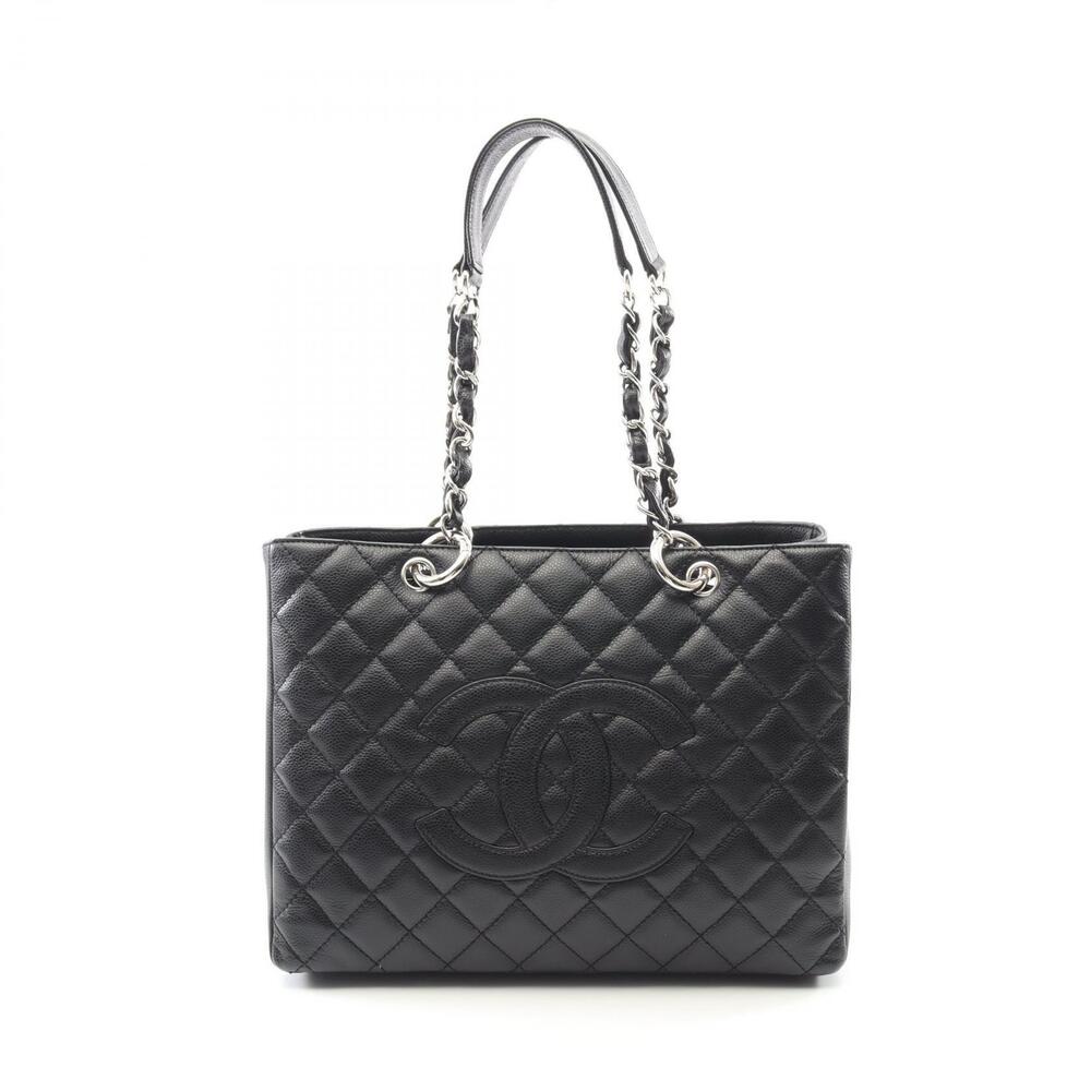 Chanel Matelasse Grand Shopping GST Tote Bag Caviar Leather Grained Calfskin